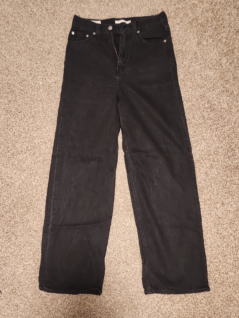 Levi's Black Straight-Leg Jeans